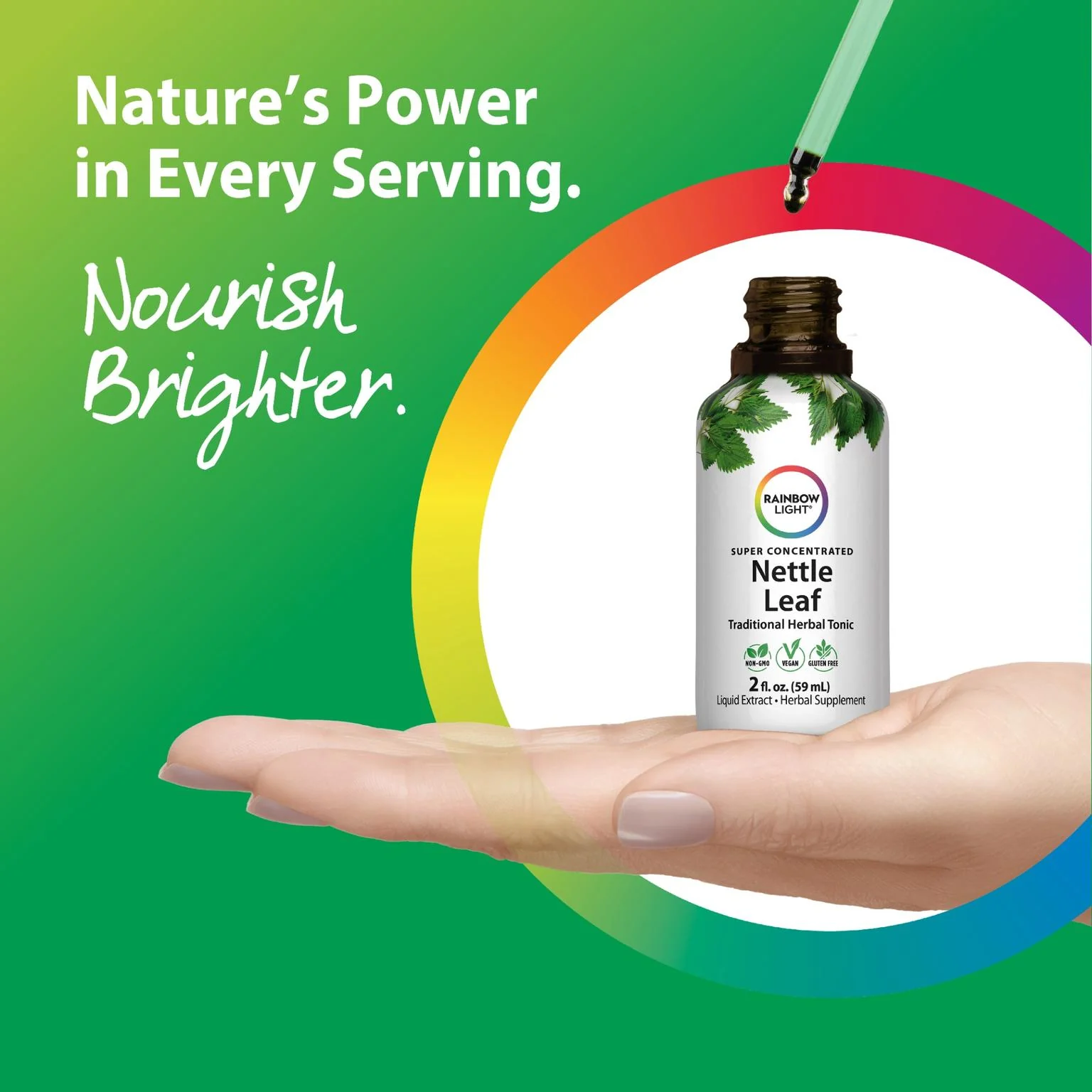 Nettle Leaf Liquid Extract Alcohol Free, 2 fl oz (59 mL) Liquid - Image 3