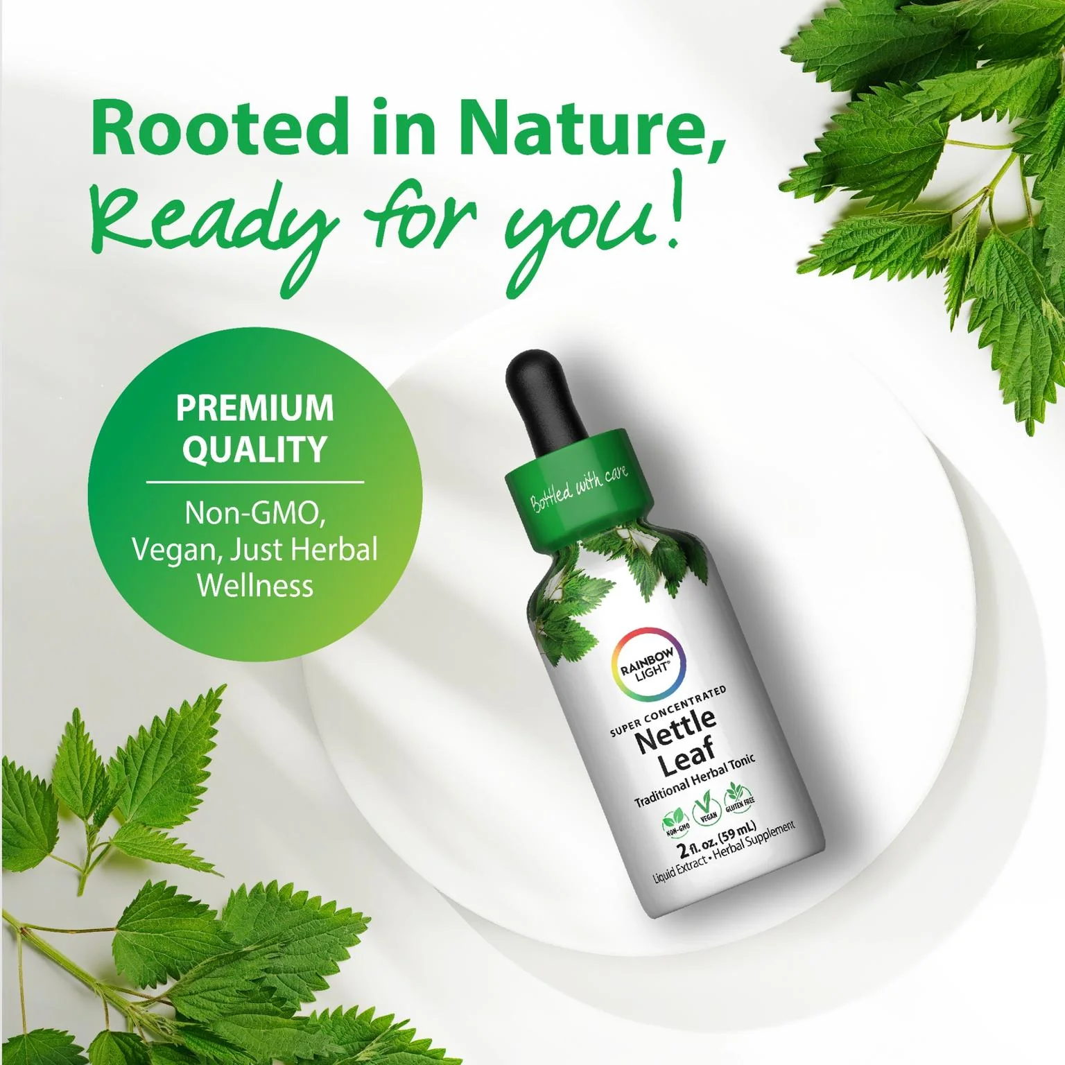 Nettle Leaf Liquid Extract Alcohol Free, 2 fl oz (59 mL) Liquid - Image 5