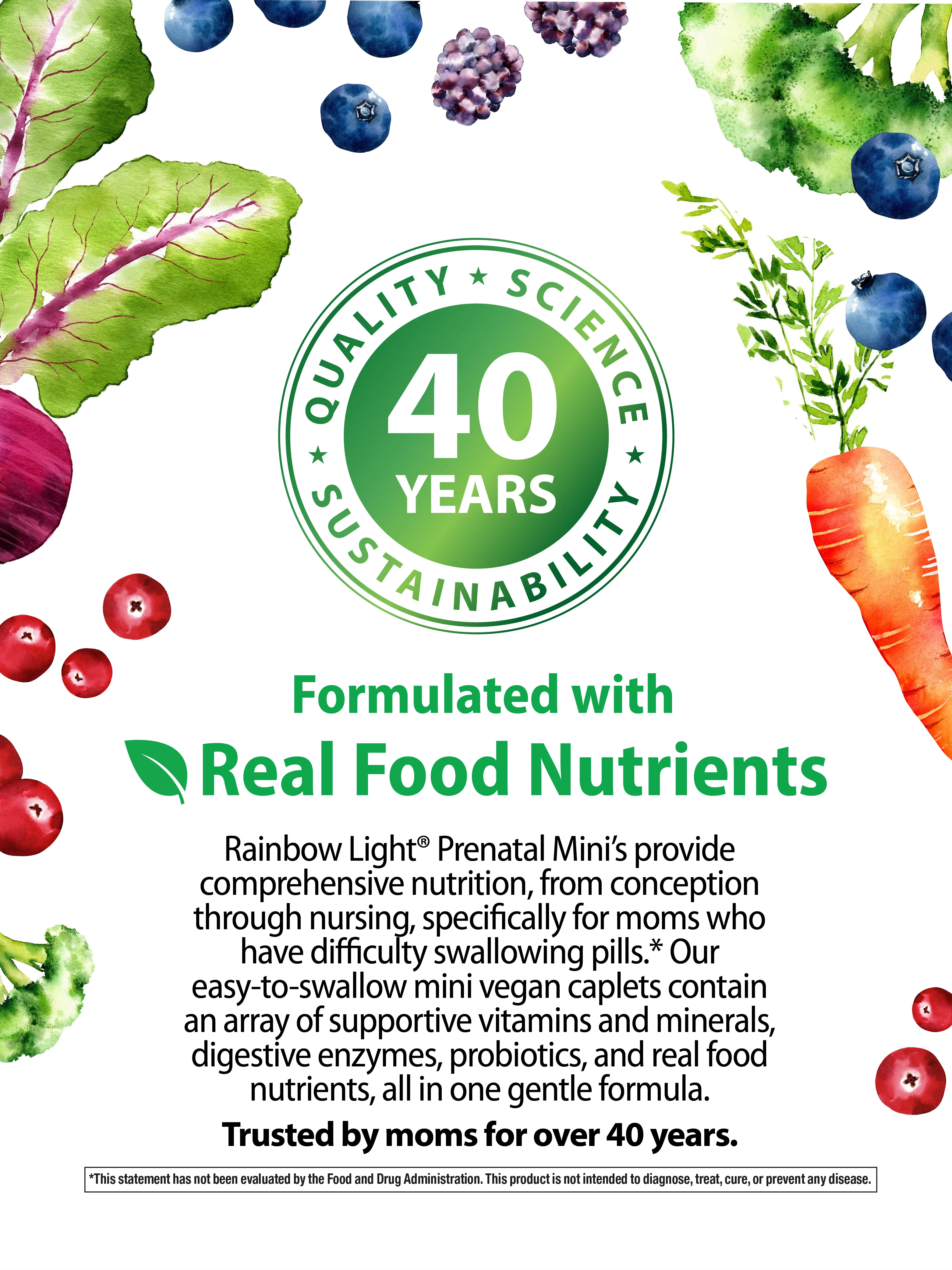 Prenatal Multi Mini's + Real Food Nutrients, 180 Mini Tablets - Image 7