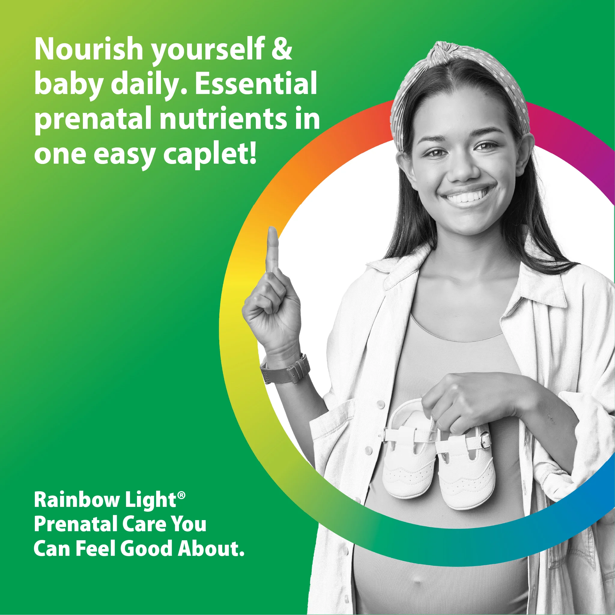 Prenatal One + Real Food Nutrients, 150 Vegan Caplets - Image 6
