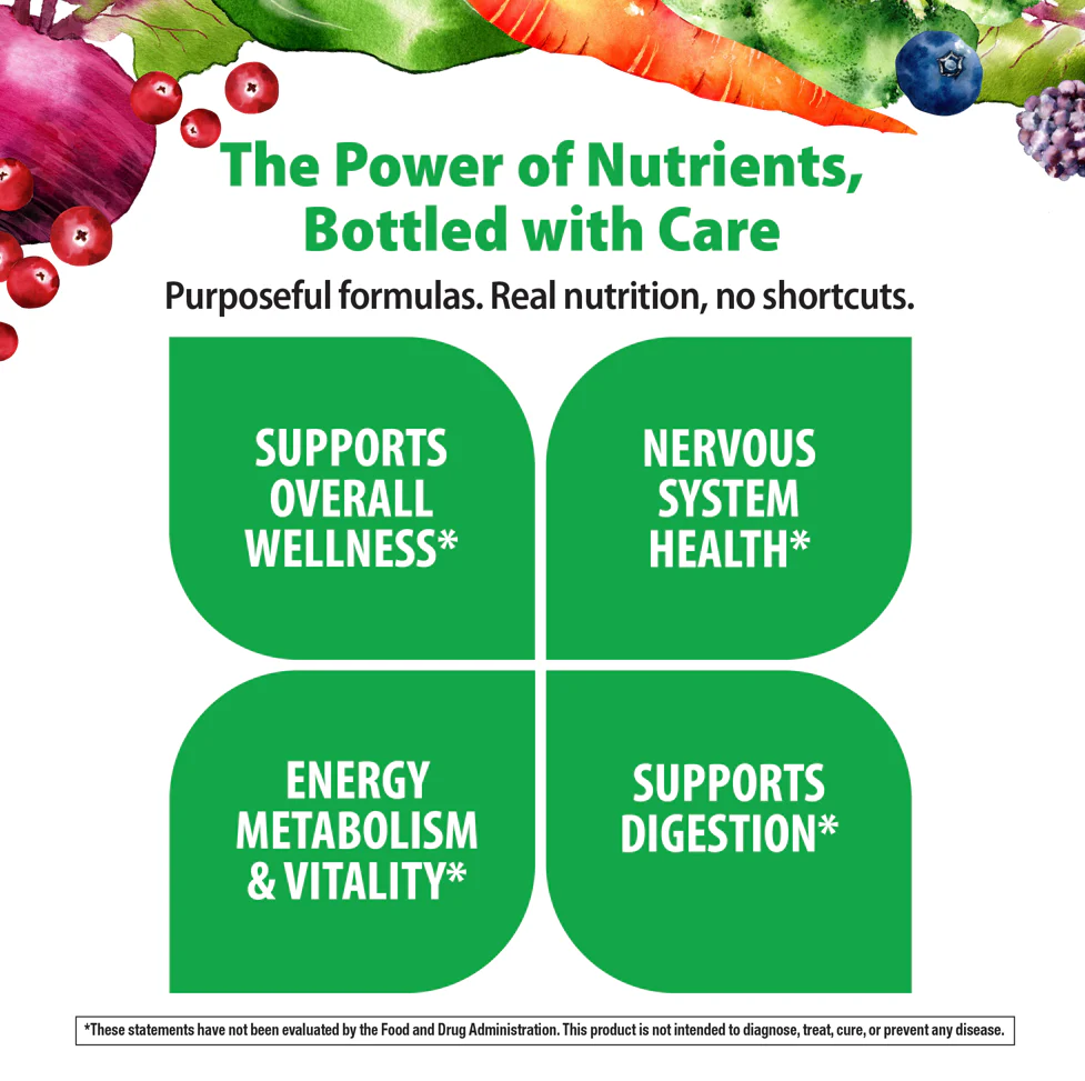 Women's One 50+ plus Real Food Nutrients, 150 Vegetarian Caplets - Image 4