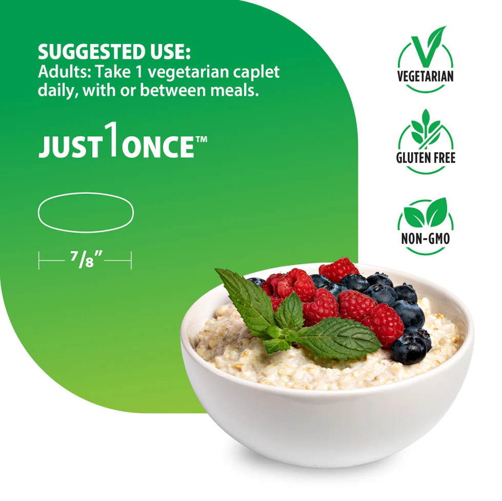 Women's One 50+ plus Real Food Nutrients, 150 Vegetarian Caplets - Image 5